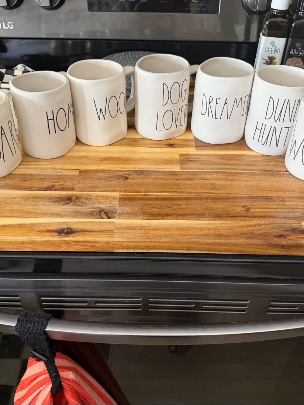 RAE DUNN Various Ceramic White 'Dog Lover' Mug and more! Price is for ALL